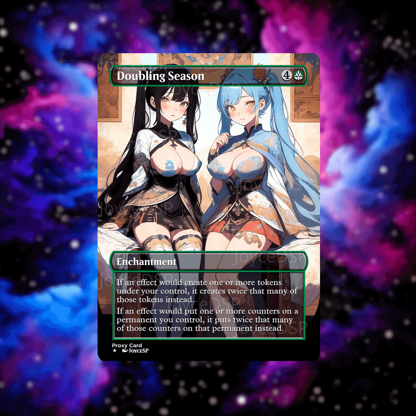 Doubling Season Proxy Card - High-Quality MTG Proxies - Joyce Proxy