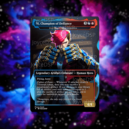 Iron Man, Titan of Innovation Proxy Card - High-Quality MTG Proxies