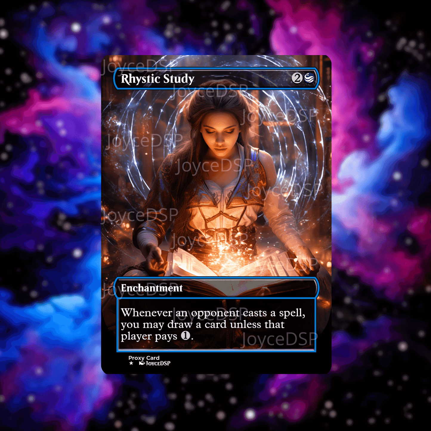 Rhystic Study Proxy Card - High-Quality MTG Proxies