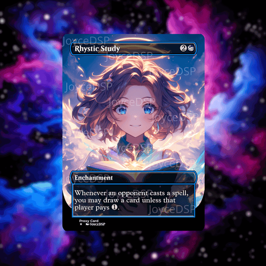 Rhystic Study Proxy Card - High-Quality MTG Proxies