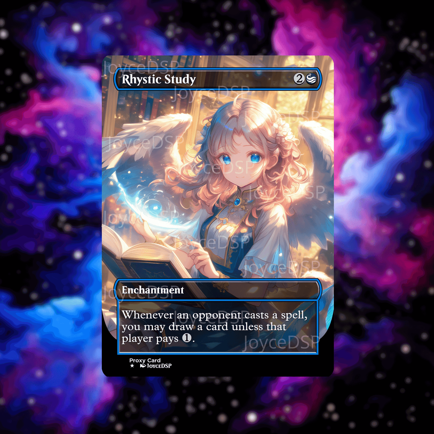 Rhystic Study Proxy Card - High-Quality MTG Proxies