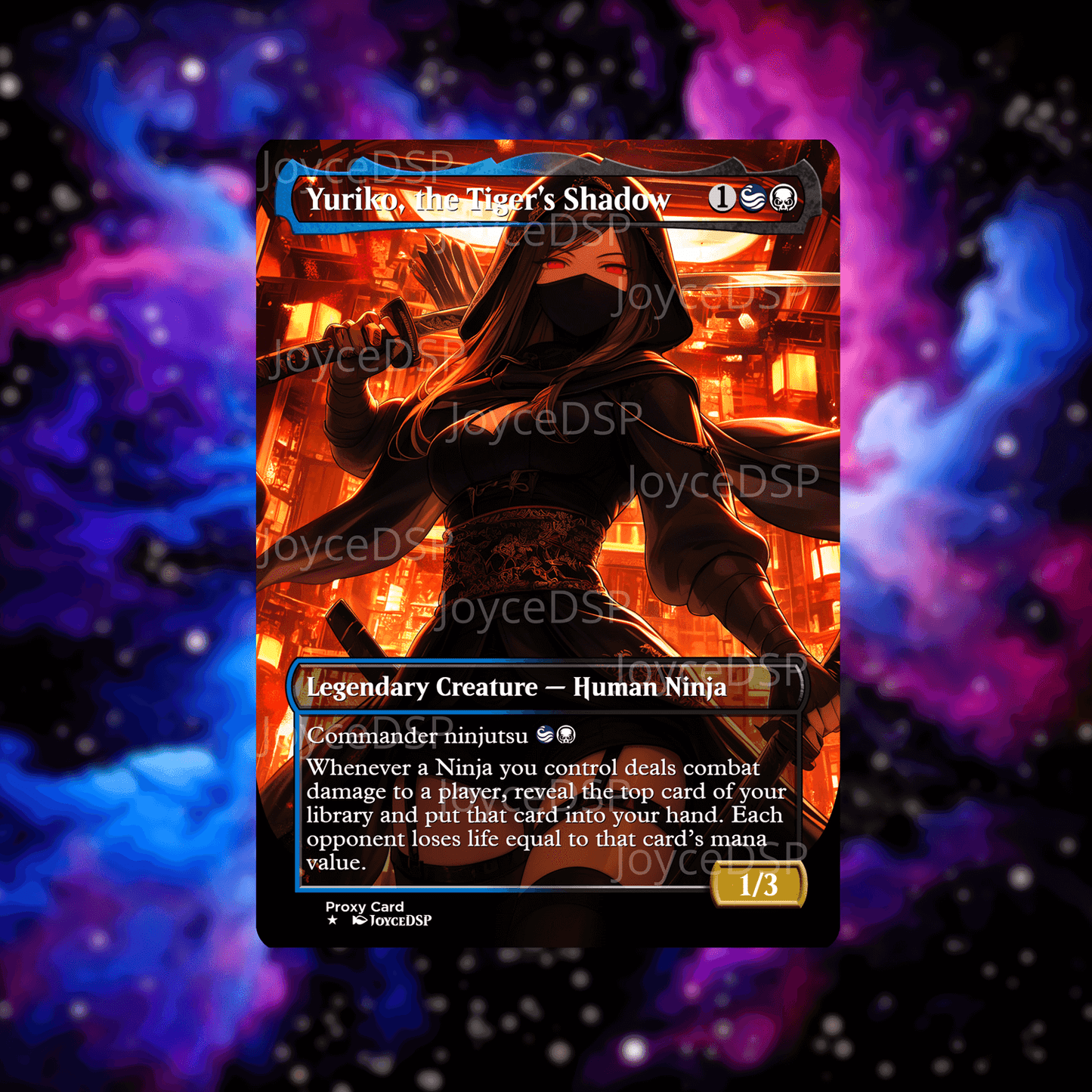 Yuriko, the Tiger's Shadow Proxy Card - High-Quality MTG Proxies - Joyce Proxy