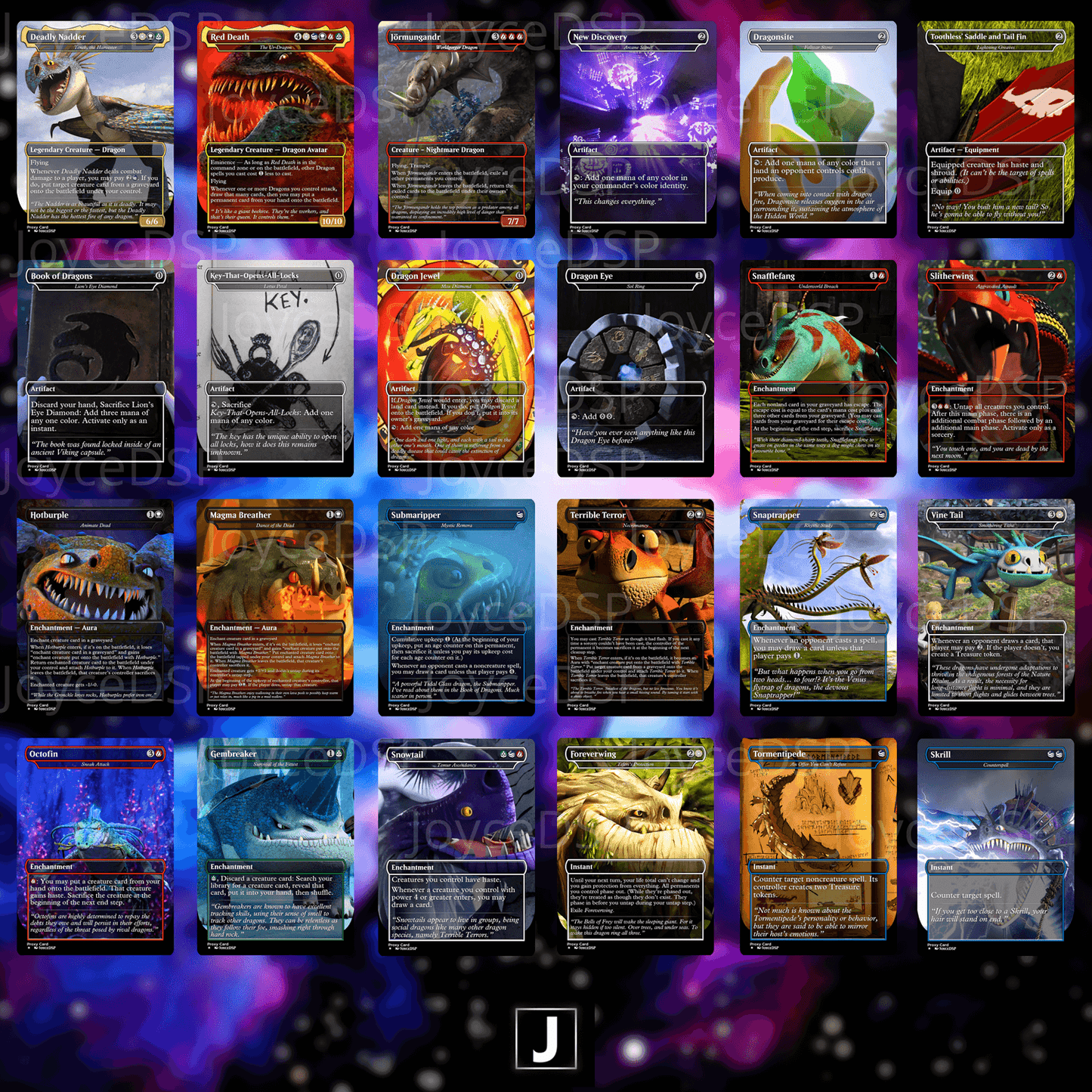 How to train your dragon Proxy Deck - High-Quality MTG Proxies