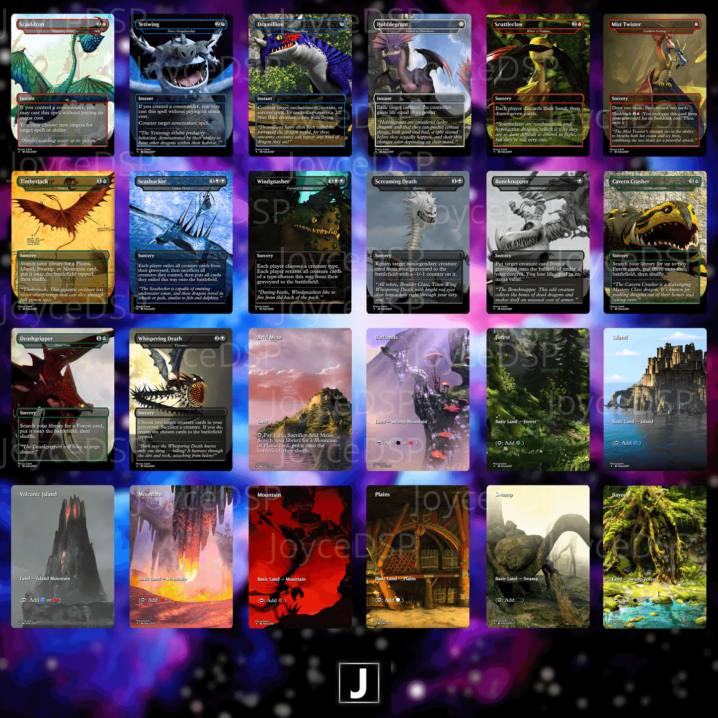 How to train your dragon Proxy Deck - High-Quality MTG Proxies