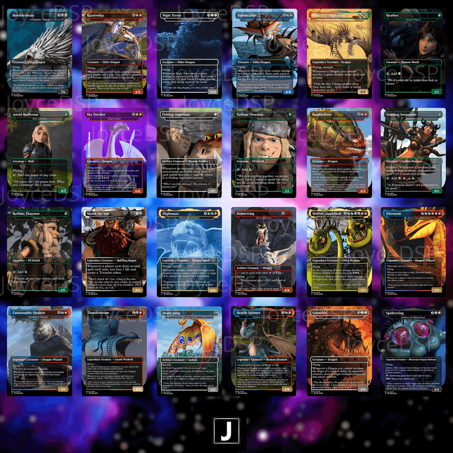 How to train your dragon Proxy Deck - High-Quality MTG Proxies