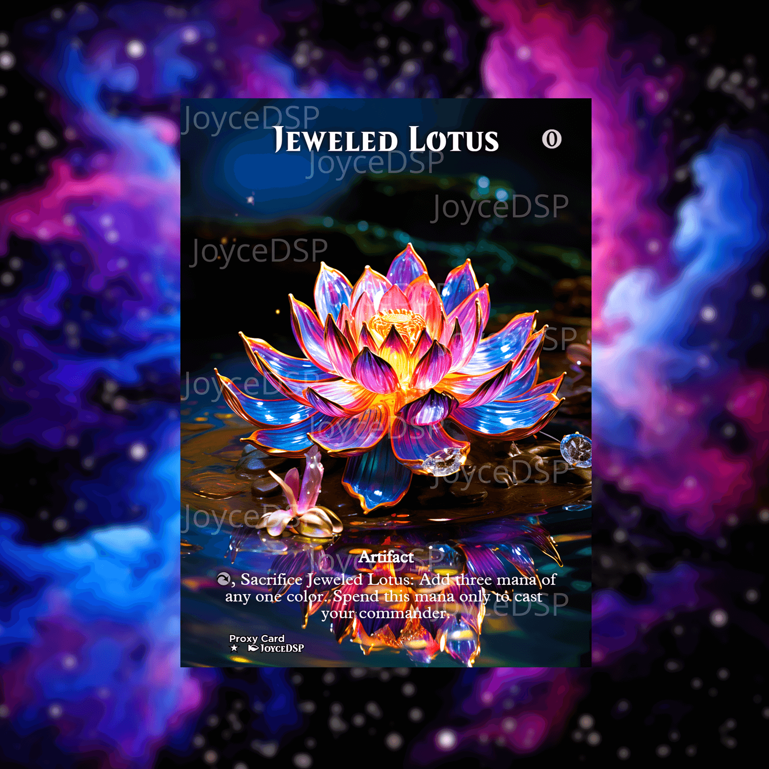 Jeweled Lotus Proxy Card - High-Quality MTG Proxies - Joyce Proxy