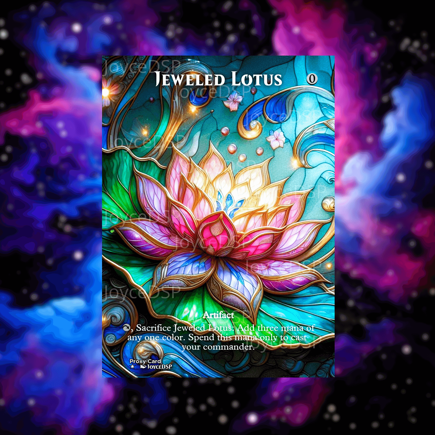 Jeweled Lotus Proxy Card - High-Quality MTG Proxies - Joyce Proxy