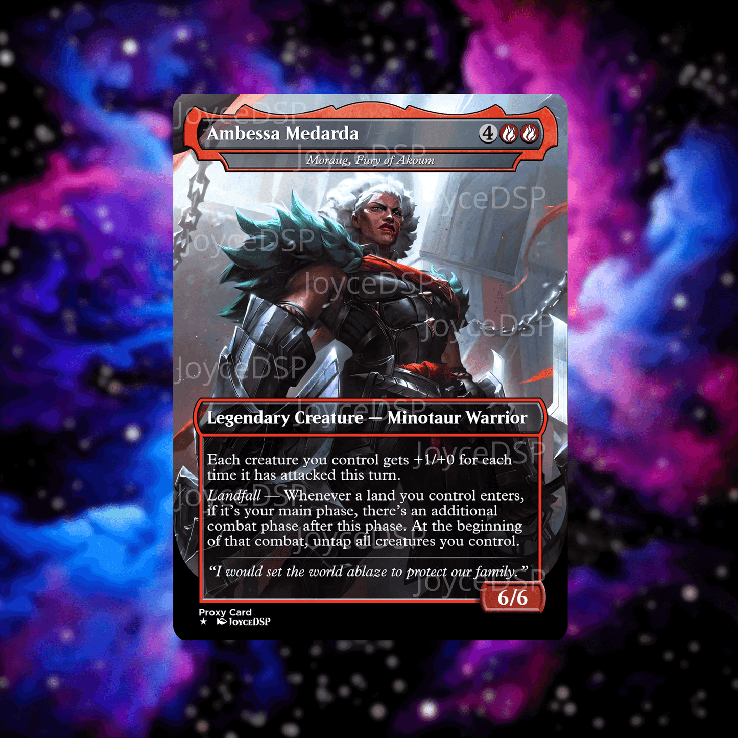 Moraug, Fury of Akoum Proxy Card - High-Quality MTG Proxies