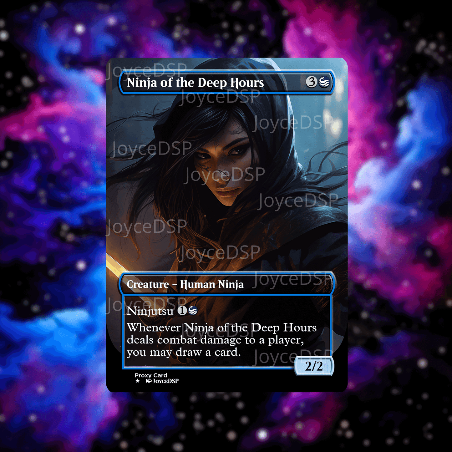 Ninja of the Deep Hours Proxy Card - High-Quality MTG Proxies