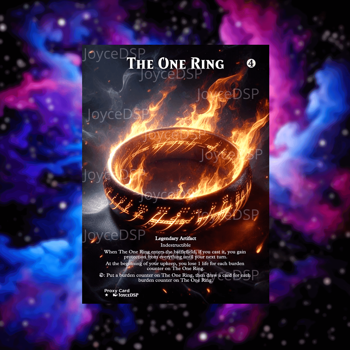 The One Ring Proxy Card - High-Quality MTG Proxies - Joyce Proxy