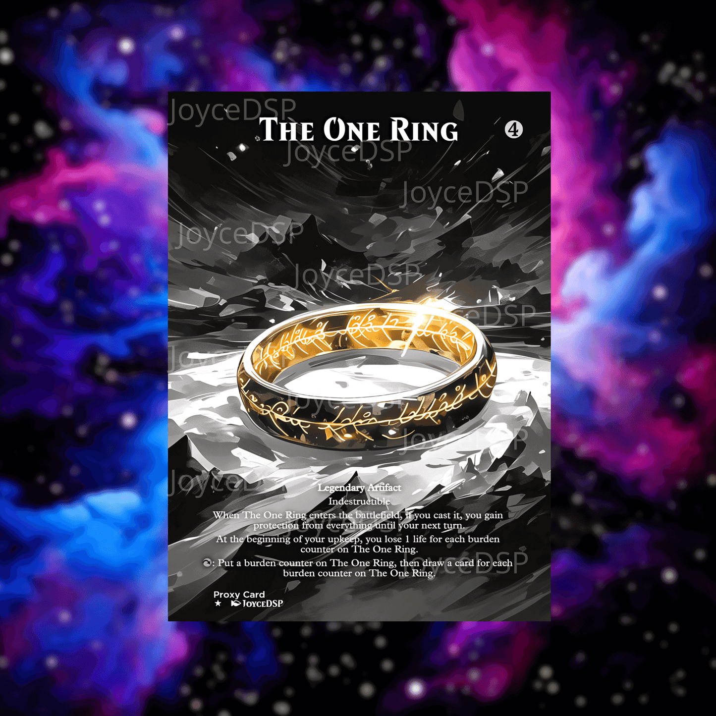 The One Ring Proxy Card - High-Quality MTG Proxies - Joyce Proxy