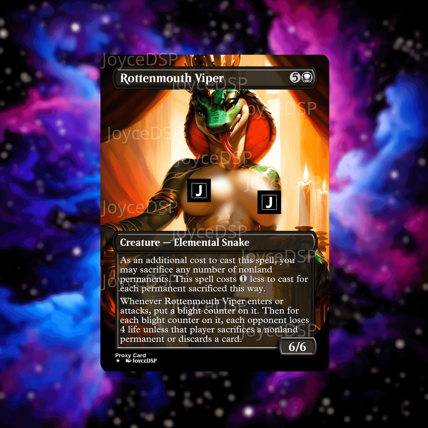 Rottenmouth Viper Proxy Card - High-Quality MTG Proxies